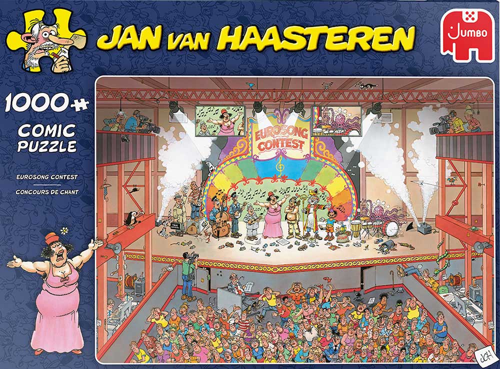Tiza Up Jigsaw Puzzle-Nuevo y Sellado Jan van Haasteren 