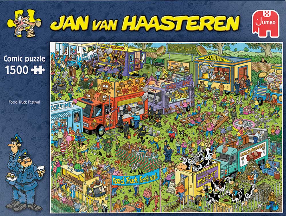 NEW Jumbo Jigsaw Puzzle 1500 Pieces Jan van Haasteren "The Oasis" 