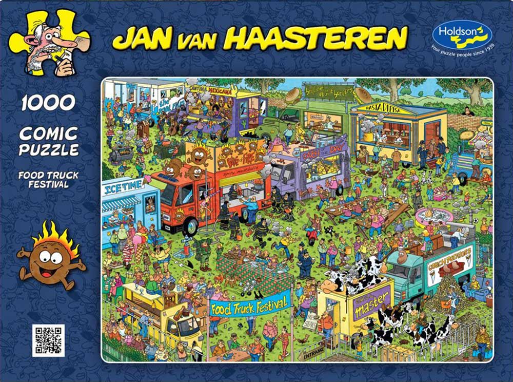 duif Danser Vlekkeloos Food Truck Festival - Jan van Haasteren puzzels EN