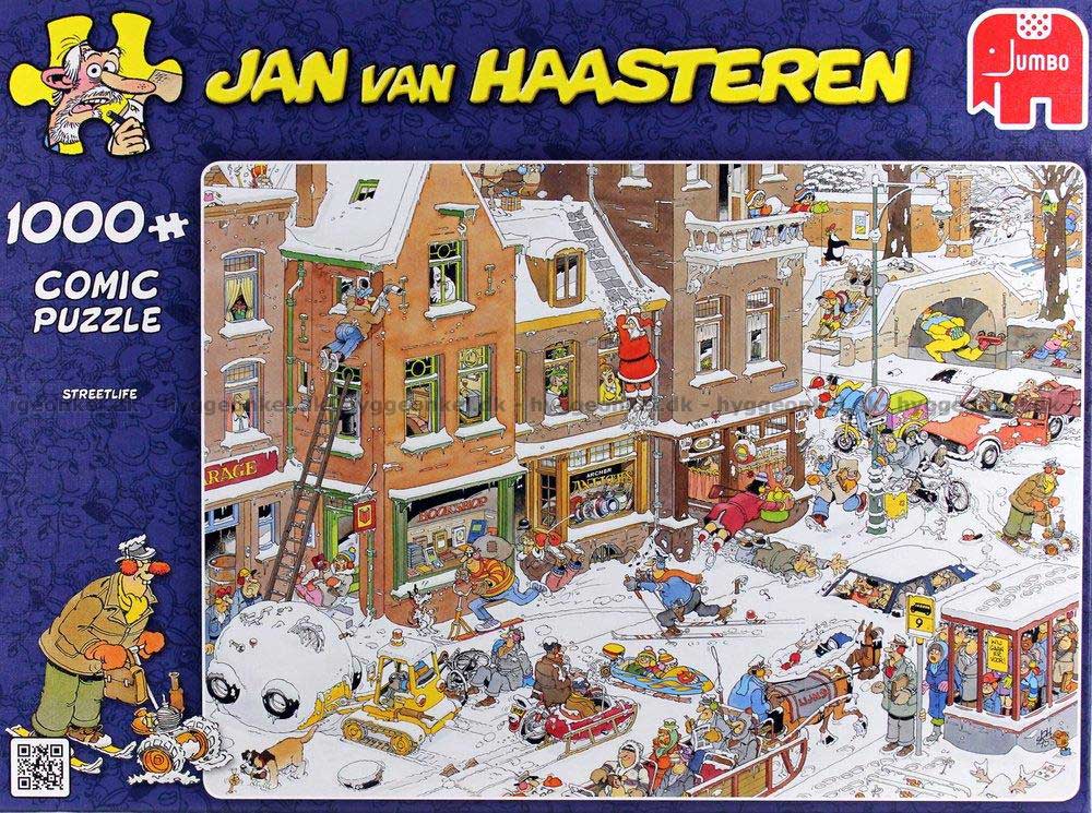 Streetlife (Sneeuwpret) - Jan Haasteren puzzels