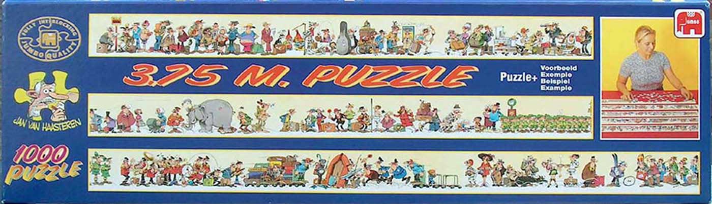 Sicilië Ga op pad Jasje The Longest 3.75 m puzzle - Jan van Haasteren puzzels EN