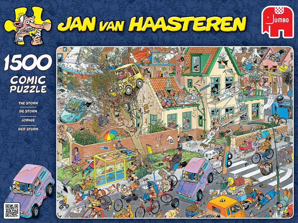Waar oosters Ook The Storm (De Storm) - Jan van Haasteren puzzels EN