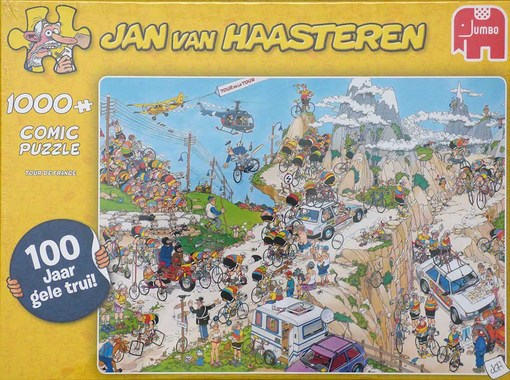 Kip Trekker Gedragen Tour de France - Jan van Haasteren puzzels EN