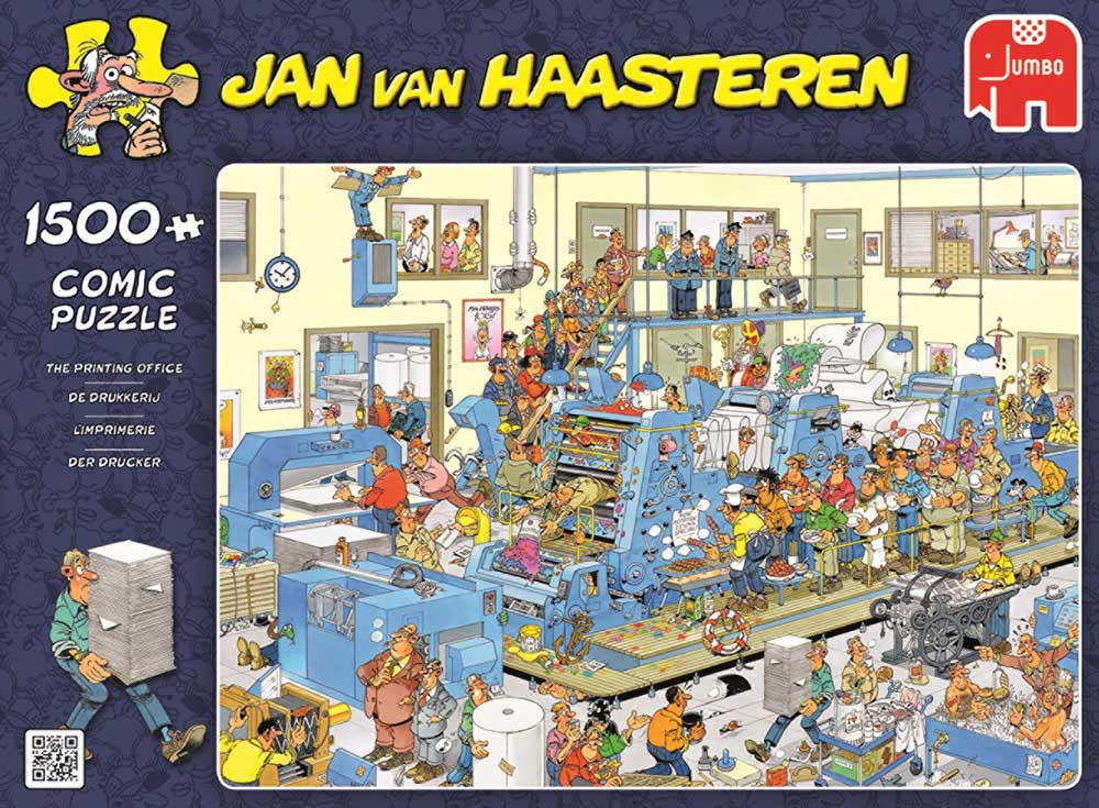 1500 Pieces Jigsaw Puzzle Jumbo Jan van Haasteren The Oasis