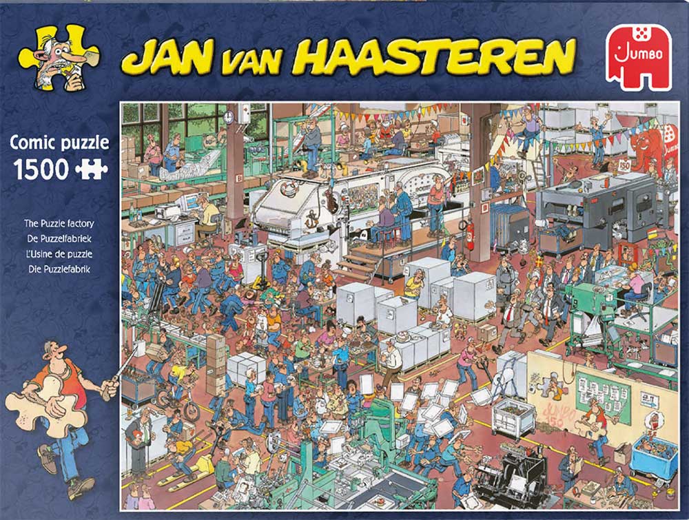 1500 Piece Jigsaw Puzzle Jumbo-Jan Van Haasteren-Clash of the Boulangers 