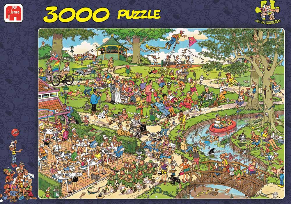 3000-5000 pcs - Jan van Haasteren puzzels EN